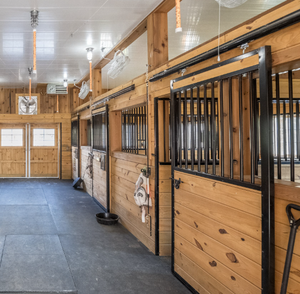 Vente directe d'usine Fourniture équestre Structure extérieure Écurie de cheval en bois de bambou portable mobile pour la <span class=keywords><strong>ferme</strong></span> - Product Image 1