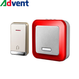 आगमन वायरलेस घंटी बैटरी-संचालित झंकार और कोई बैटरी की आवश्यकता पुश बटन - Product Image 3