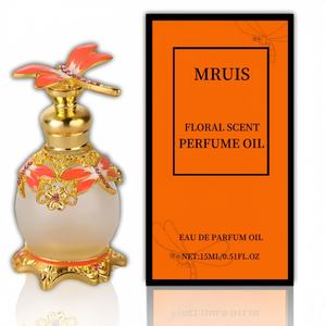 Profumo <span class=keywords><strong>Cristallo</strong></span> Retrò Mediorientale all'Ingrosso, Fragranza Naturale Duratura Araba, Olio Essenziale Floreale Fresco da 15ml per Donne - Product Image 2