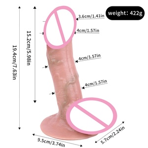FAAK Dildo Realista de Silicona de 7.63'' con Ventosa, Estimulador de Punto G, Juguetes Sexuales para Masturbación para Mujer y Hombre 18+ - Product Image 5