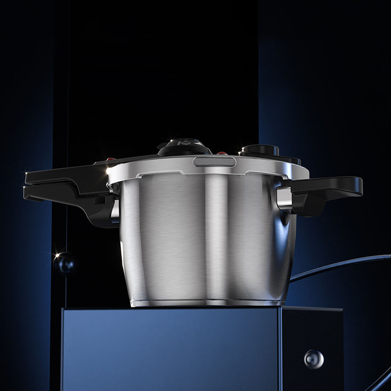 High Quality Stainless Steel Luxury Pressure Cooker Modern Design with Safe Pressure Adjusting and Metal Cooking Pot · image 4