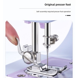 Máquina <span class=keywords><strong>de</strong></span> Coser Compacta para el Hogar, 12 Puntadas <span class=keywords><strong>de</strong></span> Utilidad, Eléctrica y Portátil, con Función <span class=keywords><strong>de</strong></span> Enrollado <span class=keywords><strong>de</strong></span> Bobina y Cosido <span class=keywords><strong>de</strong></span> Botones - Product Image 4
