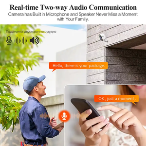 Wistino Okam Wifi 5MP太阳能摄像机运动检测报警太阳能电池4g sim卡闭路电视摄像机 - Product Image 4