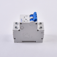 Disjoncteur 16A MCB DZ47-63 C16 Type C 6kA 1P-4P 250V 50/60Hz Rail DIN Prise domestique Éclairage CE IEC60898-1 IP20/IP40