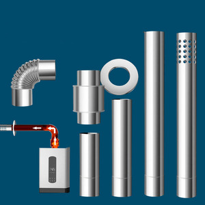 Kit <span class=keywords><strong>de</strong></span> cheminée en acier inoxydable <span class=keywords><strong>de</strong></span> qualité supérieure pour fumoir, cheminée en acier au carbone - Product Image 6