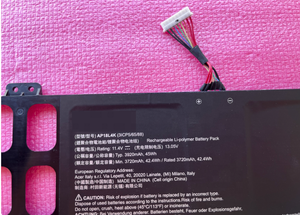 Batterie d'ordinateur portable neuve authentique AP18L4K 45Wh pour Acer TravelMate P6 <span class=keywords><strong>P614</strong></span> TMP614-51-G2 SERIES 11.4V 45Wh 3920MAH - Product Image 4