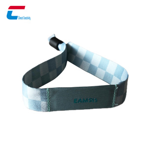 สายรัดข้อมือโปรโมชั่น สายรัดข้อมือผ้า RFID สายรัดข้อมือแบบทอสำหรับงานเทศกาล สายรัดข้อมือ NFC สำหรับงานอีเว้นท์ - Product Image 1