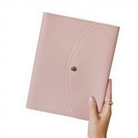 Organisateur / Portefeuille - BLUSH A5 Couverture en tissu souple, reliure cousue, agenda de voyage professionnel personnalisé