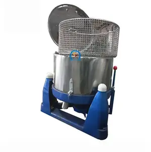 hot sale 25kg-500kg cloths spin-drier centrifugal spin vegetable food fruit sludge dehydrator drying machine