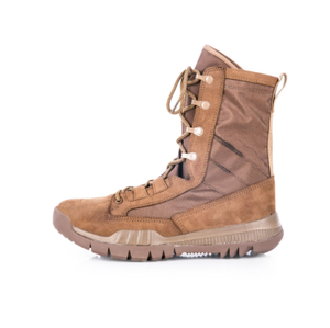 รองเท้าบูทฝึกซ้อมรบสีน้ำตาลเข้ม รุ่น TSB1102 น้ำหนักเบา สำหรับพื้นที่ทะเลทราย พื้นรองเท้าทำจากยางและ EVA ระบายอากาศได้ดี - Product Image 2