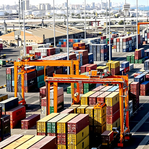 Grue portique à portiques mobiles 45 tonnes haute performance avec télécommande <span class=keywords><strong>sans</strong></span> fil, grue portique à pneus en caoutchouc pour conteneurs, vente en gros - Product Image 2