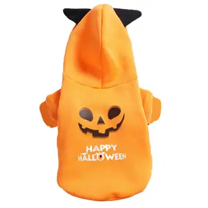 Online Hot Sell In Stock Pet Jacket Halloween Cat Puppy Cos Funny Pet Clothes Dog Coat Pet Jacket