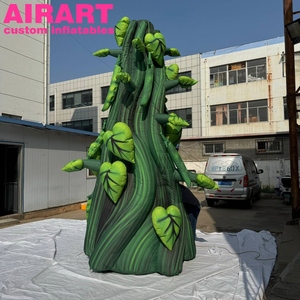 Decoraciones de escenario Árbol de vaina de guisante inflable <span class=keywords><strong>Gigante</strong></span> Planta <span class=keywords><strong>verde</strong></span> inflable Evento Telones de fondo Árbol de vaina de guisante artificial inflable - Product Image 1