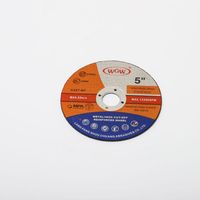 Disque de roue de coupe d'oxyde d'aluminium de haute dureté WGW 125mm avec support en papier pour la coupe de métal Support personnalisé OEM/ODM