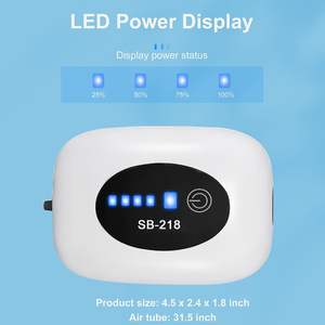 소보 에어펌프 SB-218 수족관 리튬 배터리 에어펌프, 충전식 및 휴대용, 수족관용 대용량 배터리 - Product Image 4