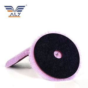 Almohadillas compuestas para pulido de coche de lana natural de 6 pulgadas, almohadilla de lana para Restauración de Pintura, almohadilla de corte de lana para detalles de coche para pulido automático - Product Image 4