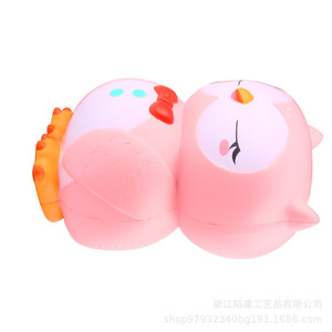 ของเล่นบีบคลายเครียดรูปนกฮูกการ์ตูนทำจากโฟม PU ของตกแต่ง - Product Image 4