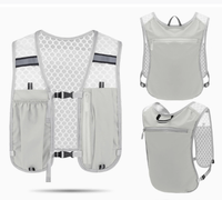 Sac de sport léger en nylon résistant à l'eau pour l'entraînement en salle de fitness, avec plusieurs poches et compartiment d'hydratation portable