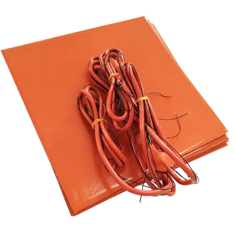 12V 24V 120V 220V 200W 400W 500W 750W 300x300mm Flexible Silicone Heater