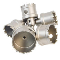 Scie cloche TCT en carbure de 1-1/8 po (29 mm) pour acier inoxydable, coupe-trou robuste pour métaux avec foret pilote et ressort d'éjection