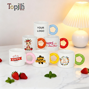 Topjlh Vente <span class=keywords><strong>en</strong></span> <span class=keywords><strong>gros</strong></span> <span class=keywords><strong>Tasse</strong></span> <span class=keywords><strong>en</strong></span> céramique personnalisée 250 ml avec poignée tournesol, <span class=keywords><strong>impression</strong></span> <span class=keywords><strong>photo</strong></span> et logo personnalisés, <span class=keywords><strong>tasse</strong></span> vierge pour sublimation <span class=keywords><strong>en</strong></span> <span class=keywords><strong>gros</strong></span> - Product Image 1