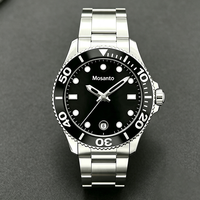 Montre de Plongée Sportive de Luxe pour Femme, Étanche 300M, Quartz, Acier Inoxydable, 36mm, Aiguille ETA, Tendance