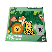 Vente en gros Personnalisé Animal Puzzle Jouet 500 1000 Pièces Puzzle Jeu Carton Jigsaw Puzzles Enfants 120 Pièces Fabricants