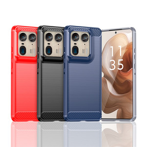 Coque de téléphone arrière en fibre de carbone antichoc TPU pour Moto Edge X50 Ultra - Product Image 1