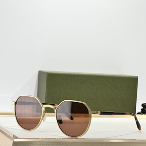 Fashion Square Brown Frameless Metal <b>Sunglasses</b> for Unisex Outdoor Sports Use with UV400 Protection Lightweight & Durable Design - Product Image 5