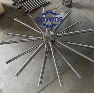 Distribuidor de agua de tubo de pantalla Johnson de alambre de cuña de acero inoxidable 304 316 en forma de pulpo superior para <span class=keywords><strong>tratamiento</strong></span> y recolección de agua - Product Image 1