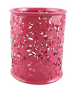 Penna <span class=keywords><strong>rosa</strong></span> caldo in metallo portapenne portabicchieri da scrivania Organizer con Logo personalizzato porta penne per regalo aziendale SAM 100 pz - Product Image 1