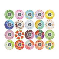 Spinner de acrílico transparente con diseño personalizado impreso, mandala, impresión a color, juguete giratorio para descompresión, espiral, regalo.