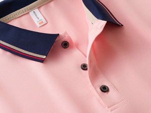 เสื้อโปโลผู้ชายไซส์ใหญ่ แบบลำลอง ปักโลโก้ตามสั่ง ผ้าฝ้าย คุณภาพสูง แขนสั้น สำหรับเล่นกอล์ฟ - Product Image 6