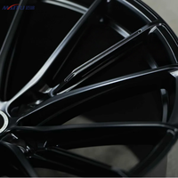 Jantes en alliage forgé 18-22 pouces pour véhicules de tourisme et VE, design Deep Dish Hyper Black, neuves, 5 trous, PCD universel, jantes en aluminium