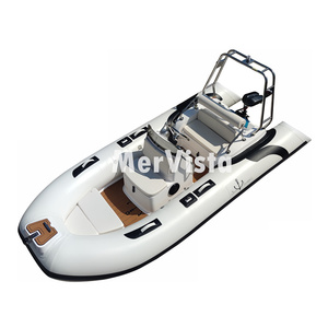 Bote Inflable RIB 390C con Casco de Fibra de Vidrio, Bote Inflable de PVC con Motor - Product Image 3