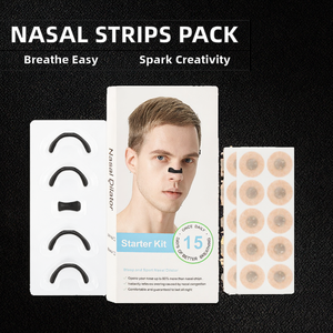 Aupcon แถบจมูกแม่เหล็กพลาสติกแพ็ค15/30/60สำหรับการหายใจและการนอนหลับที่ดีขึ้น - Product Image 2