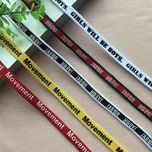 Nhiều Màu Chữ Biểu Tượng Tùy Chỉnh Quần Bên Đường May Với Ribbon, Quần Áo Phụ Kiện Bên Ribbon Web Ban Nhạc - Product Image 1
