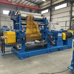 2 roll rubber mixing mill machine for conveyor making