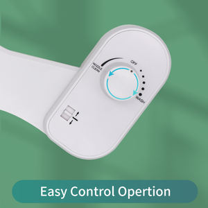 Bidet de <span class=keywords><strong>toilette</strong></span> sans électricité <span class=keywords><strong>ANGEL</strong></span> A8802, style moderne, ABS blanc, <span class=keywords><strong>eau</strong></span> douce, buse autonettoyante, jet d'<span class=keywords><strong>eau</strong></span> réglable - Product Image 5