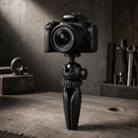 Trépied de table compact en aluminium robuste YT23-56 avec rotule rotative à 360 degrés à verrouillage rapide pour photographie et vidéo