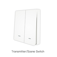 Interrupteur à bouton-poussoir intelligent Tuya Smart Home ZigBee3.0, commande à distance par application, hub Zigbee nécessaire, fonctionne avec Alexa