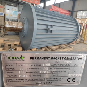 Generador Magnético para Kazajstán, Alternador de 500KW 1000KW para Uso Industrial, Alta Eficiencia, Libre de Mantenimiento - Product Image 2