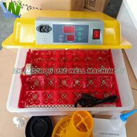 Mini incubateur automatique pour cailles, poulets, canards, oies, volailles, 48 œufs, machine à couver les œufs de poulet