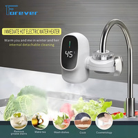 Robinet électrique à chauffage rapide 3000W sans installation, affichage numérique instantané, robinet électrique de salle de bain, petit chauffe-eau
