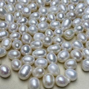 Perlas de Agua Dulce Naturales de 8-9 mm para Xiaomi, Cuentas de Zhuji con Fuerte Brillo, Sueltas y con Ligeras Imperfecciones - Product Image 4