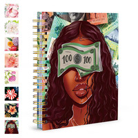 Fabricante de Cuadernos Personalizados, Sistema Discbound, 120 Páginas, Cubierta de Cuero, Agenda, Planificador, para Reuniones de Negocios, Oficina, Escuela o Diario