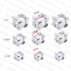 Praktische Grap Speelgoed Realistische Niet-Breekbare Acryl Nep-Ijsblokje Voor Huis Keuken Bruiloft Middelpunt Decoratie Vaasvullers - Product Image 6