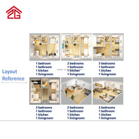 Kits de conteneurs préfabriqués pour la construction de villas écologiques, maison en acier étanche, maison pliante moderne standard Allstar