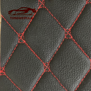 قماش جلد صناعي مبطن قابل للتخصيص مع تطريز ورغوة - لأغطية مقاعد السيارات والكراسي المكتبية وتنجيد الأثاث - Product Image 5