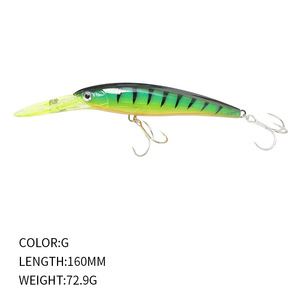 Señuelo de Pesca TOPRIGHT M130 de 160 mm y 77 g para Pesca de Atún y Marlin, Señuelo de Arrastre para Aguas Profundas, Jerkbait, Senuelos De Pesca - Product Image 4